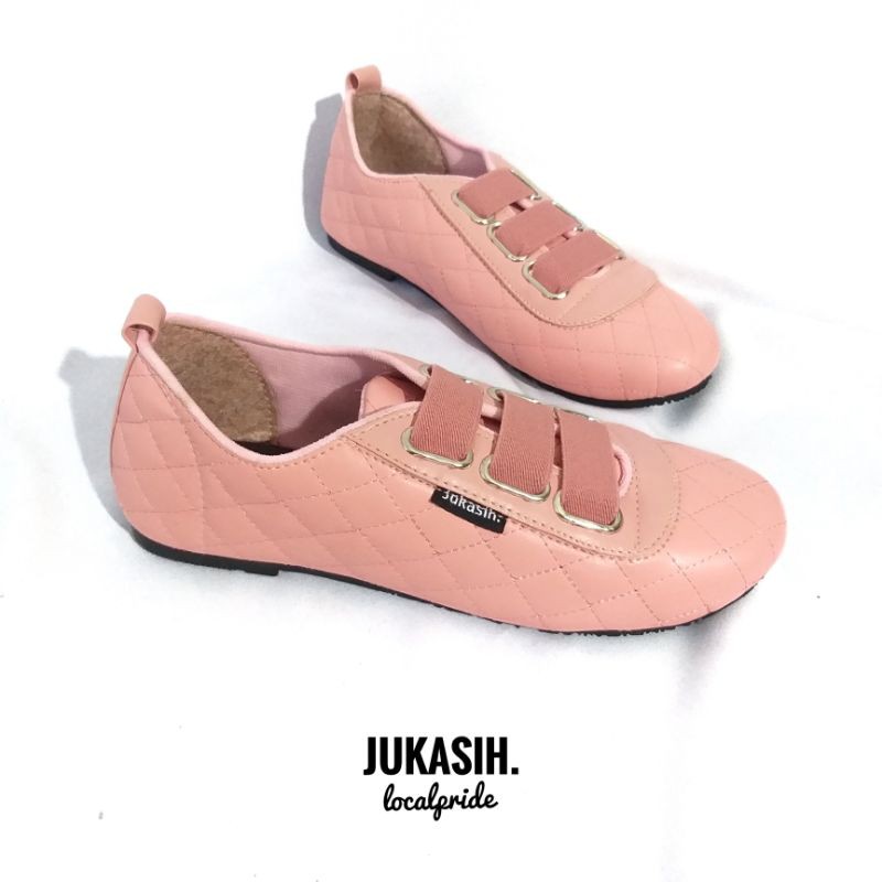 JUKASIH - YONDA sepatu wanita flat sol karet lentur anti slip