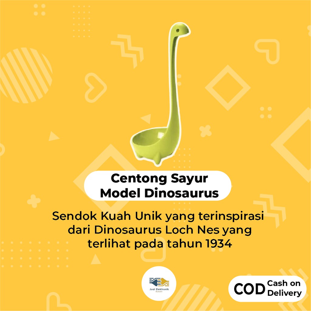 Sendok/Centong Sayur Soup Unik Model Dinosaurus