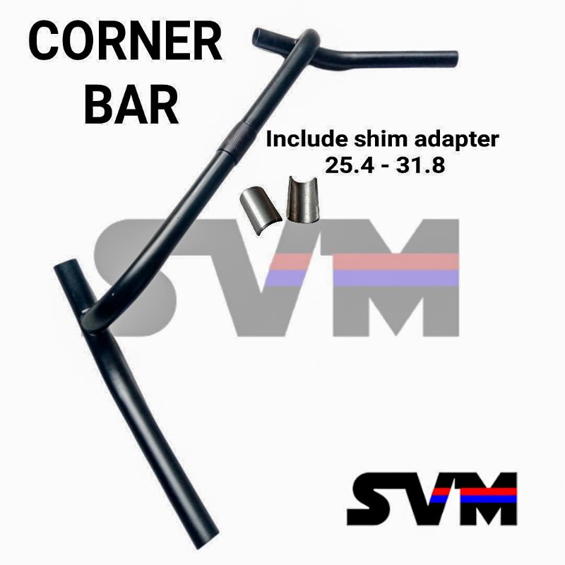 STANG HANDLEBAR GRAVEL CORNER BAR SEPEDA MTB BALAP ROADBIKE FEDERAL COMMUTER BIKE
