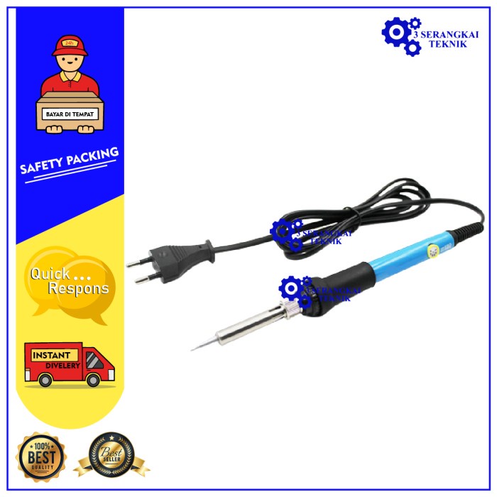 Taffware Solder Iron Adjustable Temperature 60W
