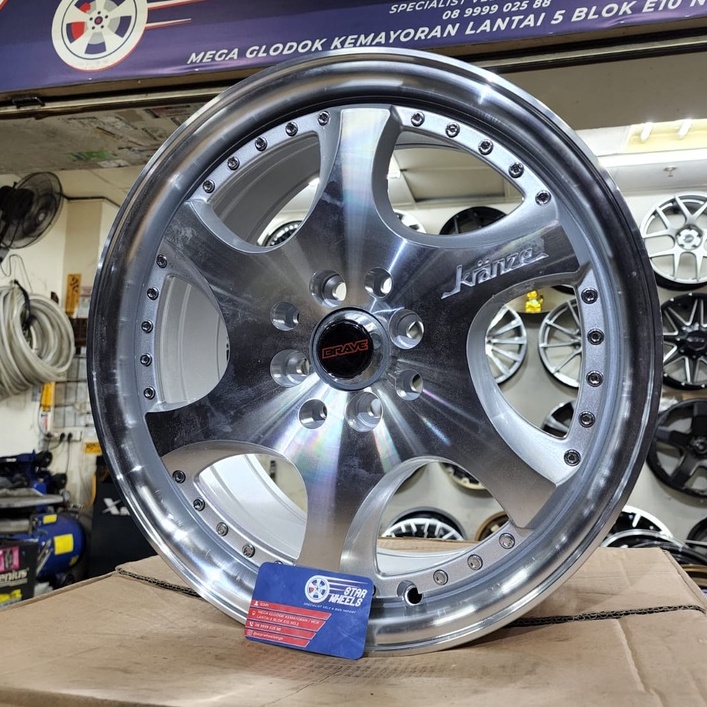 Velg Mobil Kranze Bazeria Wheels R16 x 7 / 8 Pcd 4x100 .. 4x114.3