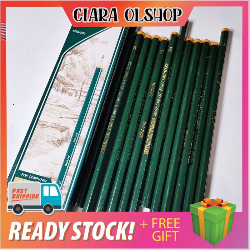 

PENSIL M2000 M2B-900 HIJAU / 2B / 1 BOX 12 PCS patlot