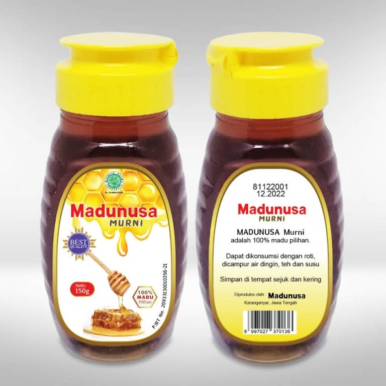 Madunusa Madu Murni Original 150gram Madu Asli