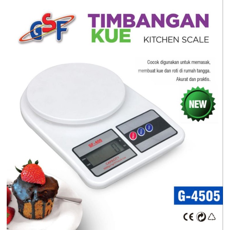 TIMBANGAN KUEH KUE  DIGITAL DATAR  5 KG