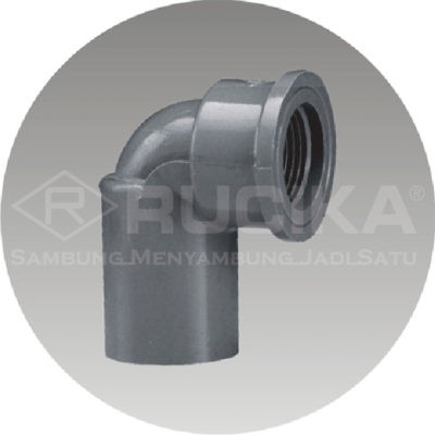 RUCIKA Elbow Drat Dalam PVC 1/2 Inch AW / Elbow PVC