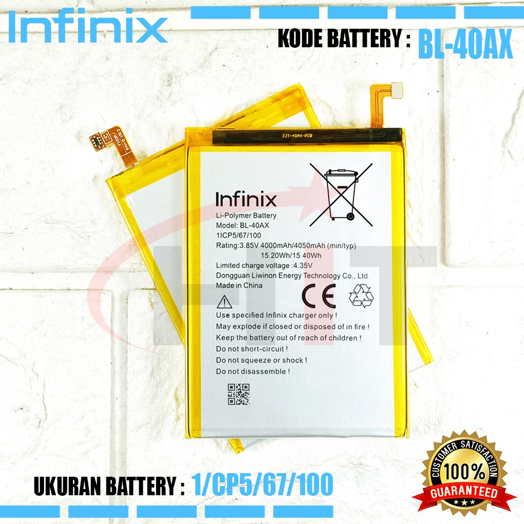 Baterai Battery Ori INFINIX BL-40AX Infinix Hot Note X551