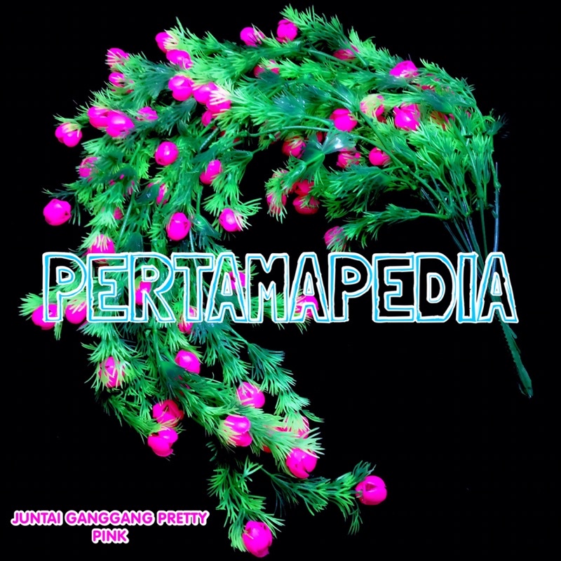 JUNTAI GANGGANG PRETTY PRITI/Bunga Plastik/Bunga Gantung/Bunga Hiasan/Bunga Dekorasi/Bunga Tempel-1