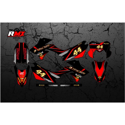 DECAL DTRACKER FULLBODY (023) DEKAL STIKER DTRACKER 150 SE 2016 2017 2018 2019 2020 2021 2022 HITAM 