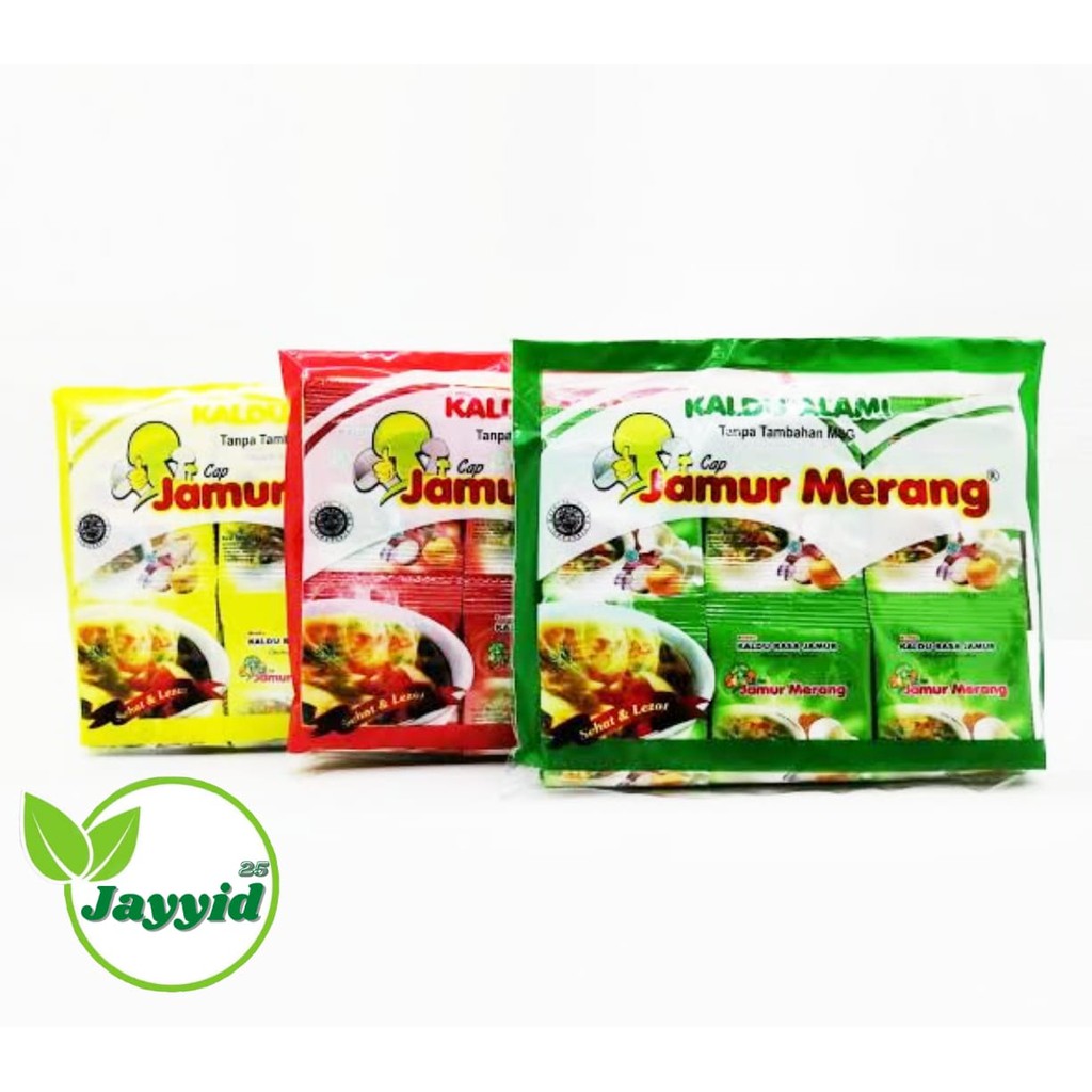 

Kaldu Alami Jamur Merang 3 gr Per Pack Kaldu Penyedap Masakan Non Msg