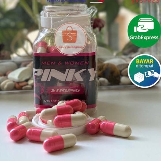 Hot Sale Pinky Pelangsing Strong Obat Diet Herbal Kapsul Diet Putih Pink ~