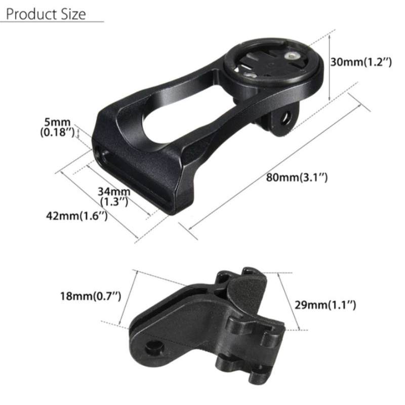 Barfly Bracket Stem Spedometer Gps  Bar Fly Sepeda