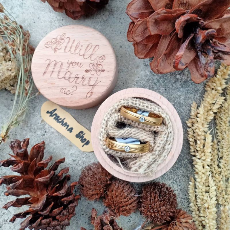 Cincin couple titanium / cincin nikahan / cincin lamaran