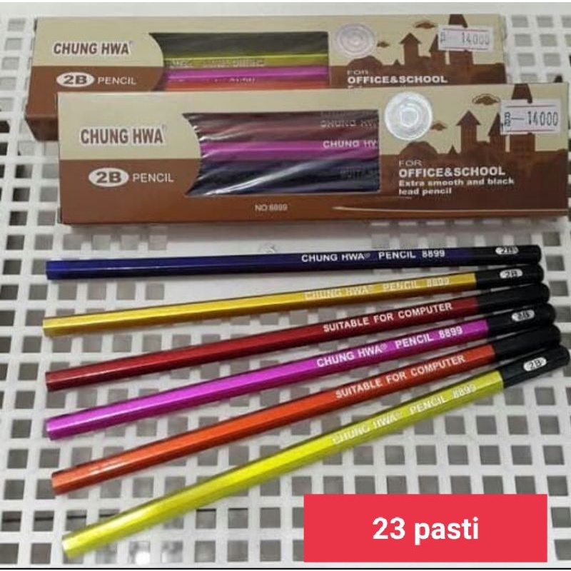 

pensil Chung hwa 2 B 1 lusin