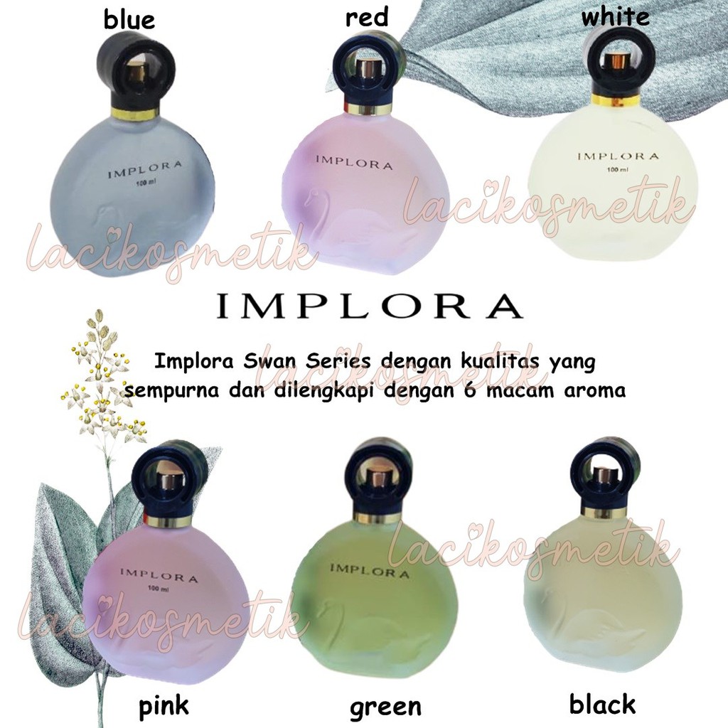 ✨LACIKOSME✨ IMPLORA PARFUM ANGSA BPOM / PARFUM BEBEK IMPLORA / SWAN SERIES