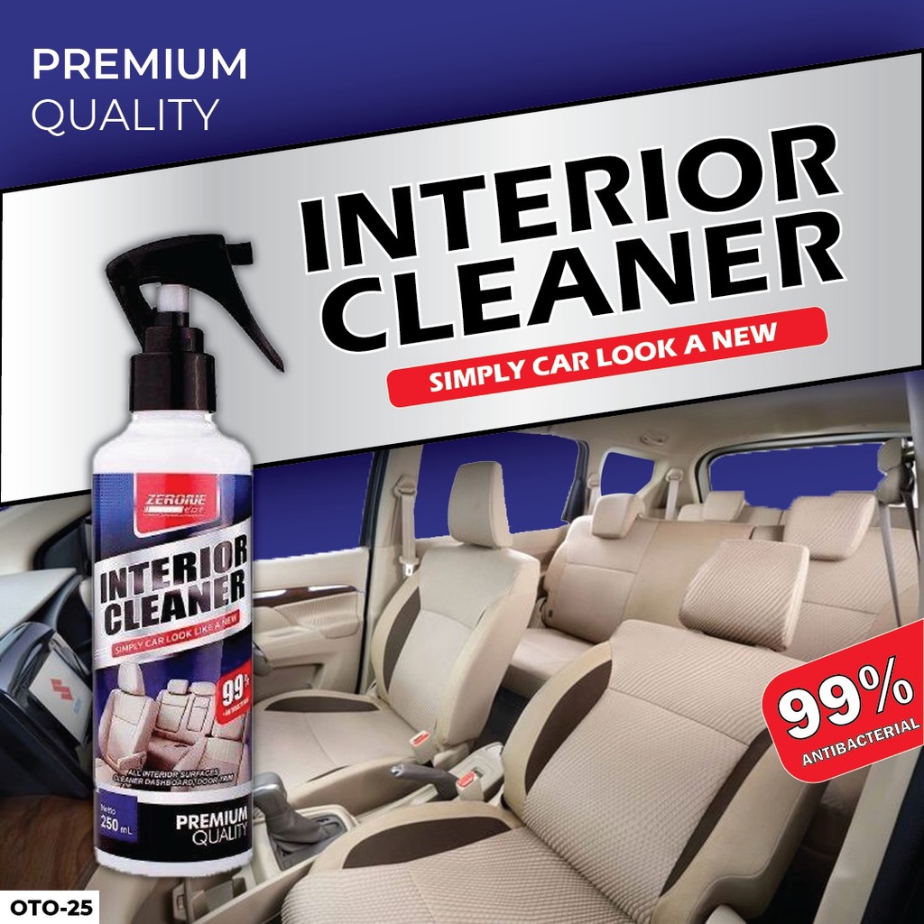 Pembersih Dashboard Jok Plafon Mobil ZERONE INTERIOR CLEANER