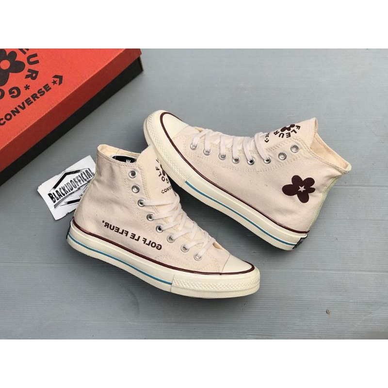 Converse Chuck Taylor All Star 70s HI Parchment (Golf Le Fleur) Egret Blue