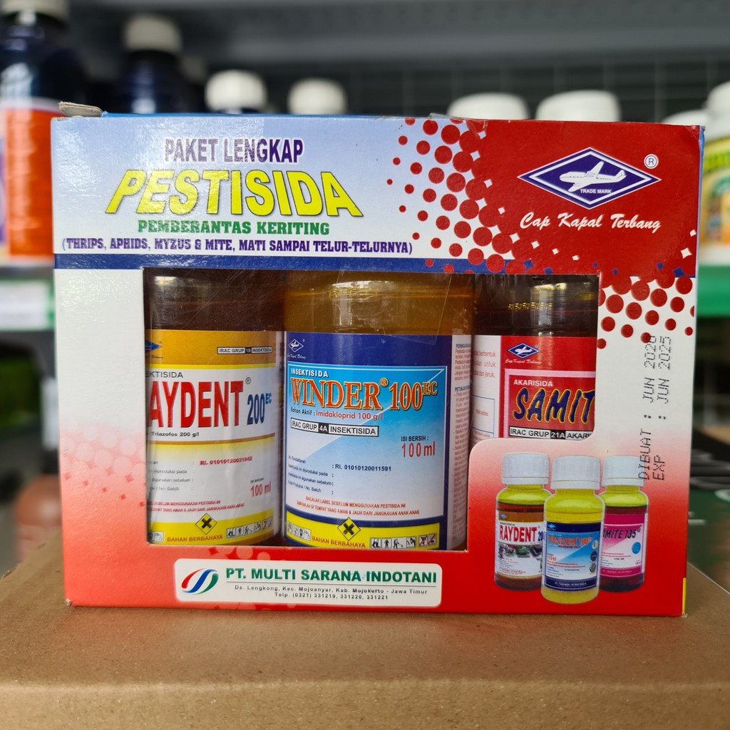 Paket Pestisida Lengkap Untuk Keriting Tanaman Cabe 3 in 1