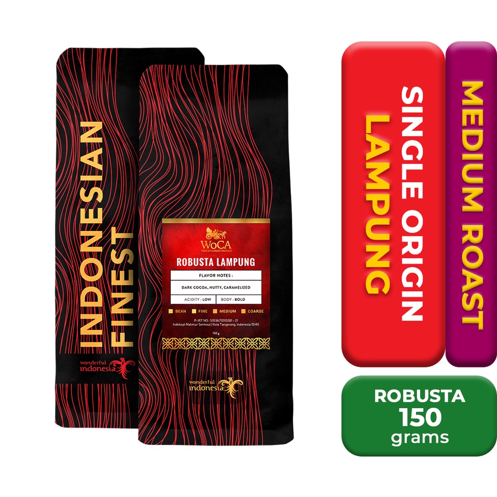 

WoCA Robusta Lampung 150 gram