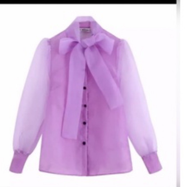 tasya farasya organza lilac top