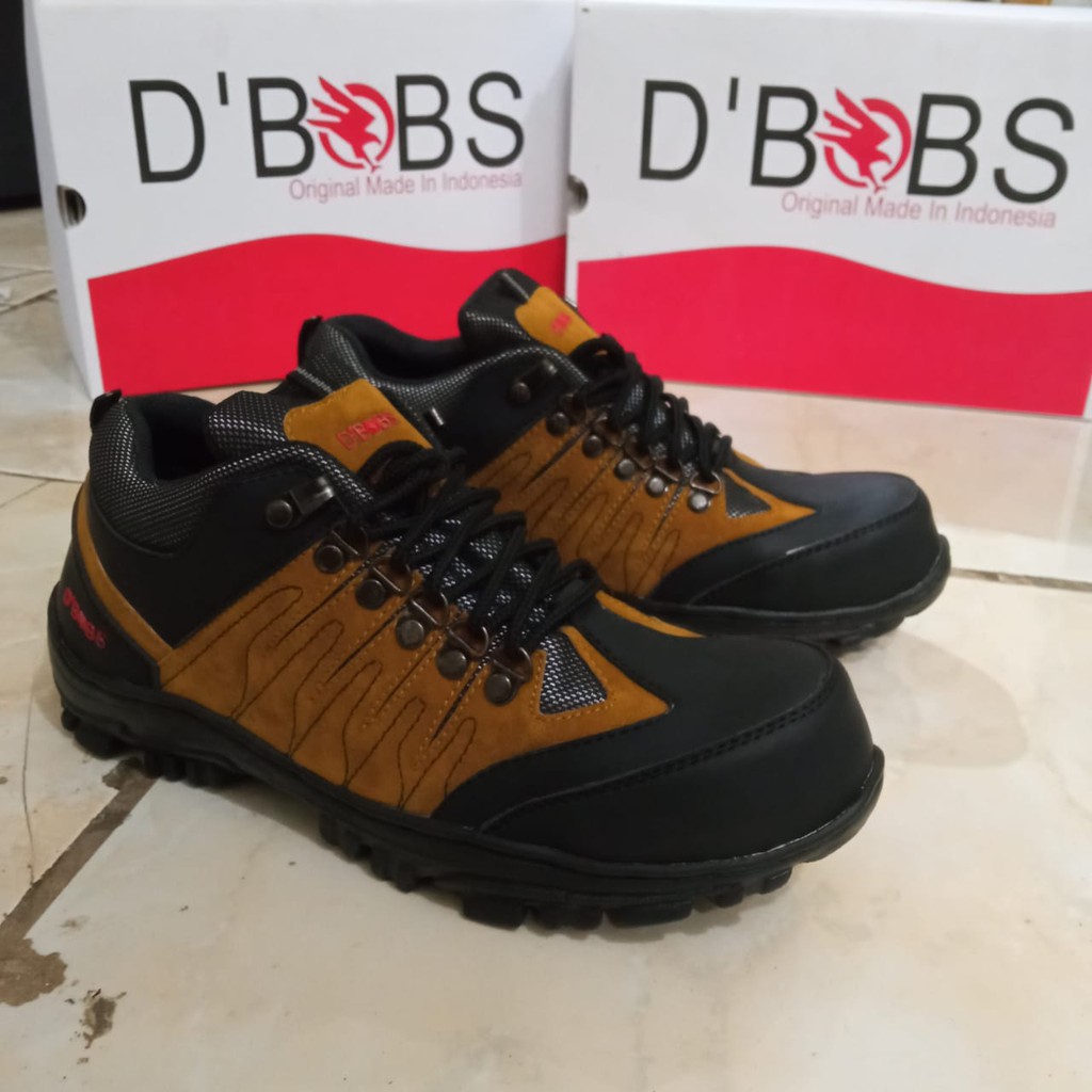 SEPATU BOOTS PRIA D'BOBS ORIGINAL LOW SAFETY SAFETI TERBARU