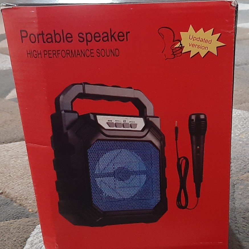 SPEAKER MIC BLUETOOTH CHARGER CAS PORTABLE SPIKER PIKNIK PIDATO DEMO SPEAKER BOX MINI MICROPON JACK SPIKER PORTABLE KARAOKE