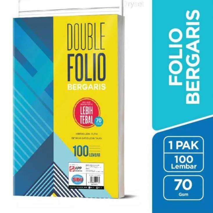

Model Limited Kertas Double Folio Bergaris Sinar Dunia 100 Lembar