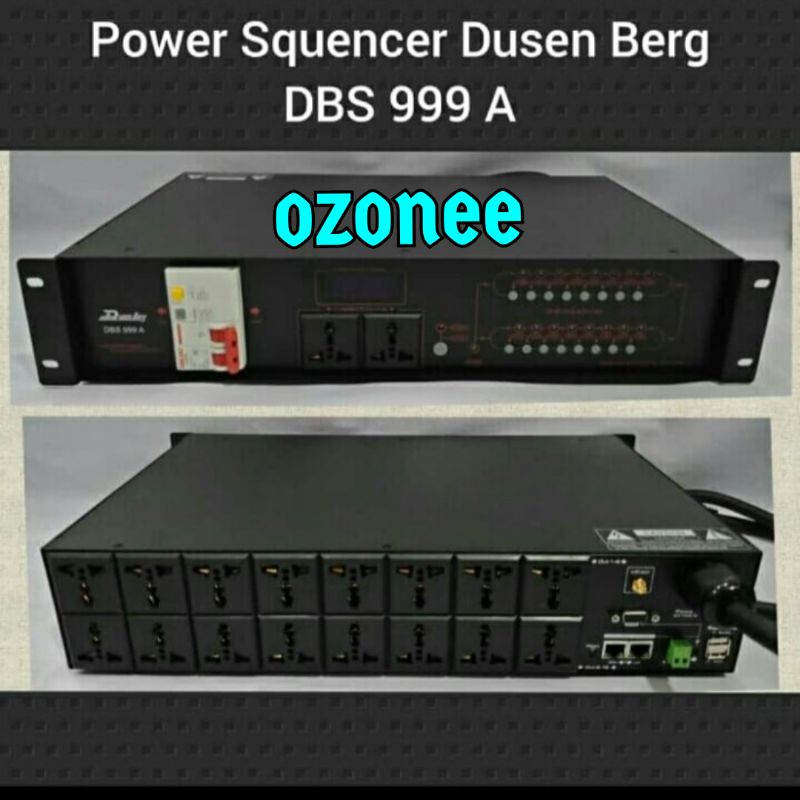 POWER SQUENCER DUSENBERG DBS 999A ORIGINAL 16 CHANNEL 30 AMP 6600 WATT