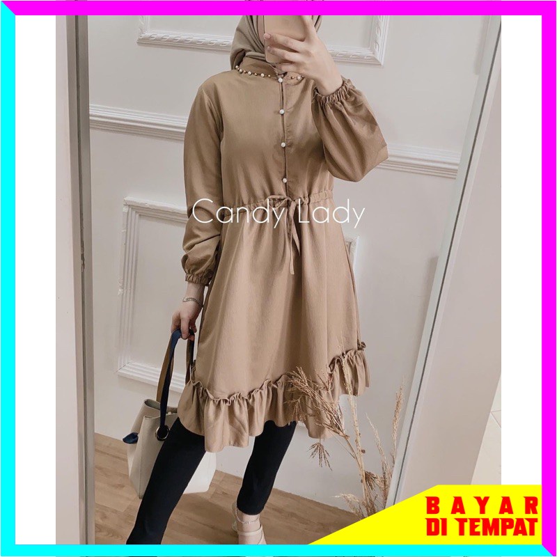 VINO TUNIK RAYON REMPEL WANITA - TUNIK RAYON TERBARU