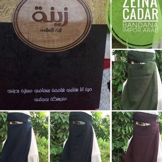 ZEINA CADAR / BANDANA IMPORT ARAB KUALITAS PREMIUM