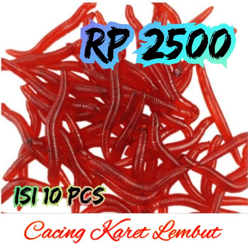 Umpan Cacing  Karet Softlure TERMURAH Umpan Casting