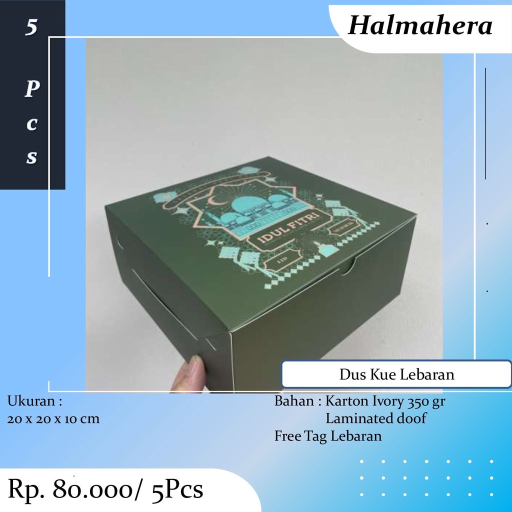

Hampers Lebaran Box Chiffon Brownies Lebaran Dus Kotak Packaging Kue Lapis Legit Idul Fitri 20x20x10cm Isi 5 Pcs ID9
