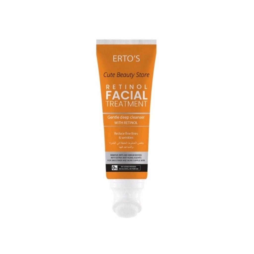 Ertos Facial Treatment New Series Pembersih Wajah Penghilang Jerawat Mencerahkan Wajah