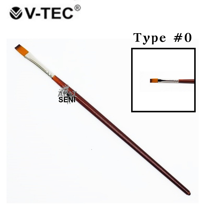 

Kuas Vtec Type 200F No. 1 - 12 / Kuas Lukis Vtec / Artist Brush