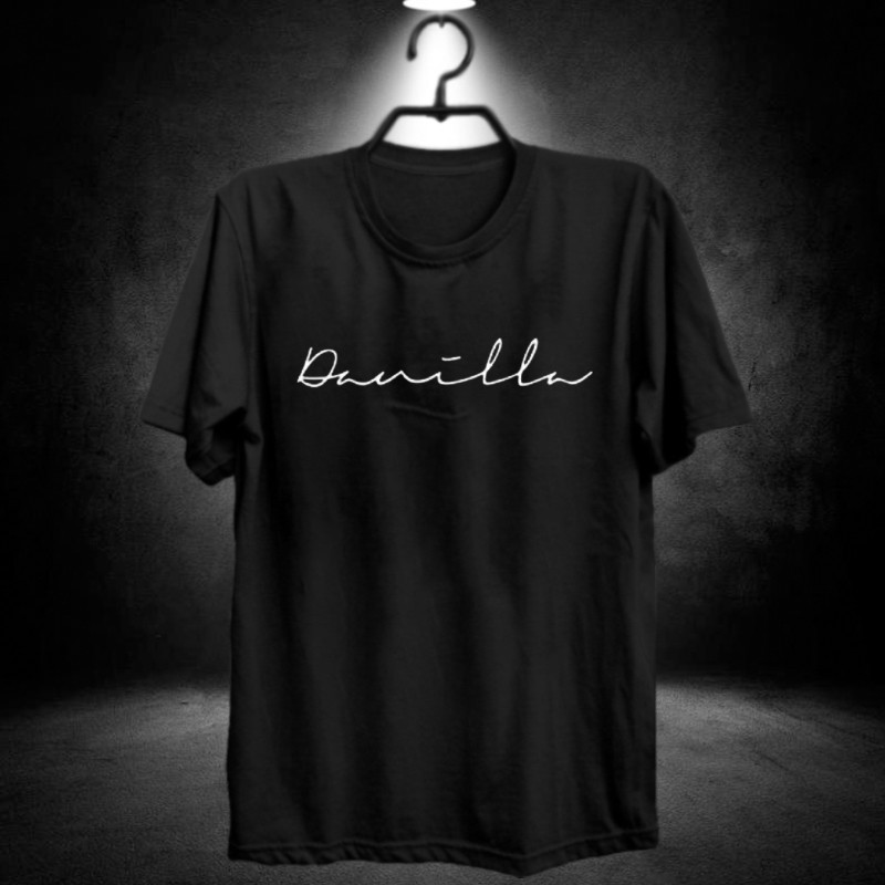 danilla / kaos distro fans band penyanyi / pakaian atasan / baju oblong katun murah bagus / kekinian