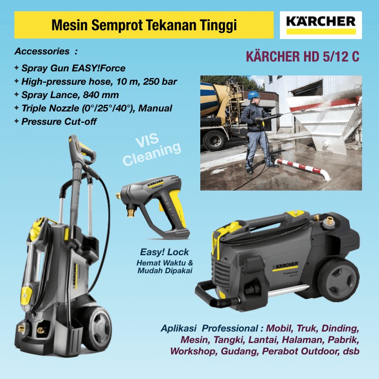 High Pressure Cleaner 120 Bar KARCHER HD 5/12 C