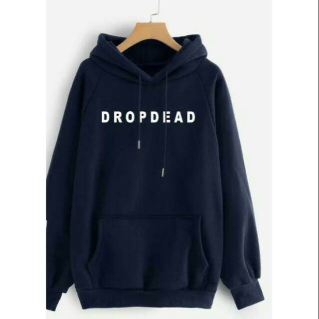 JAKET JUMPER HOODIE PRIAWANITA NAVY DROPDEAD