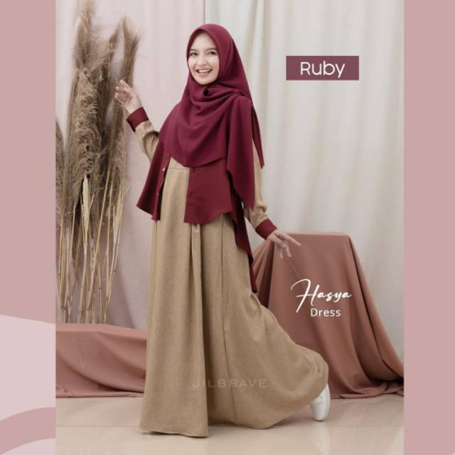 HASYA DRESS RUBY BY JILBRAVE