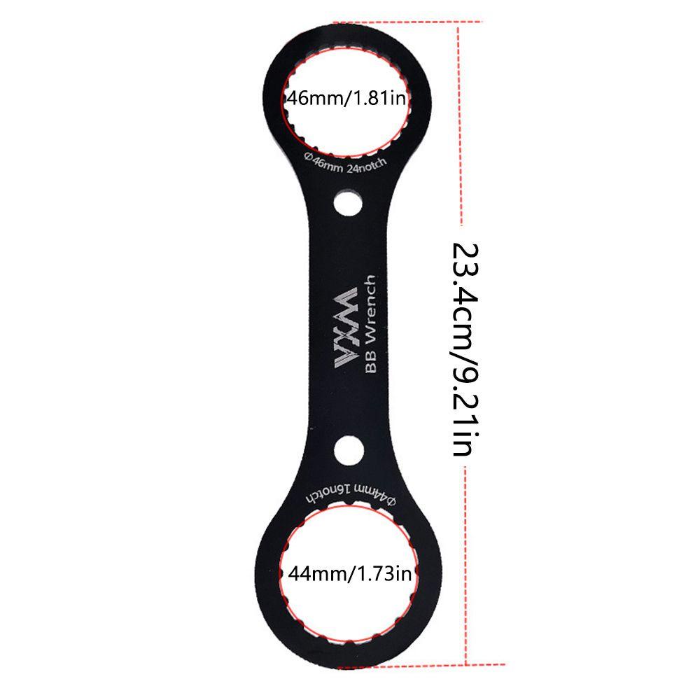 R-FLOWER Kunci Bracket Bawah Kualitas Tinggi Hitam Merah Aksesoris Sepeda Alat Pelepas Engkol Paduan Aluminium