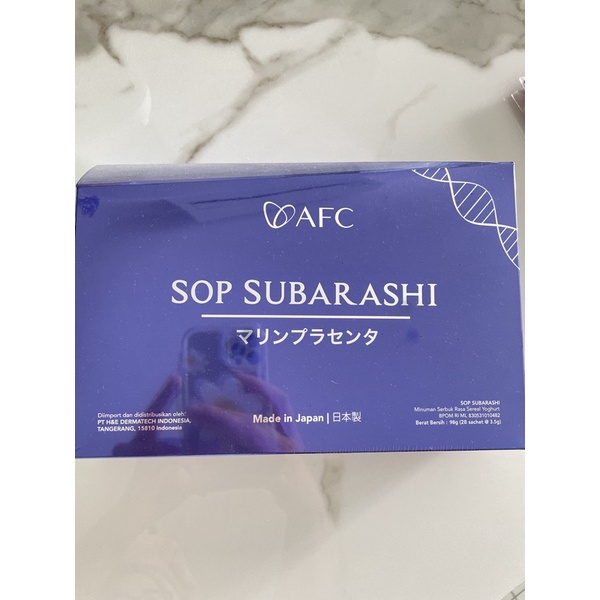 SOP Subarashiii 100% original suplemen kesehatan