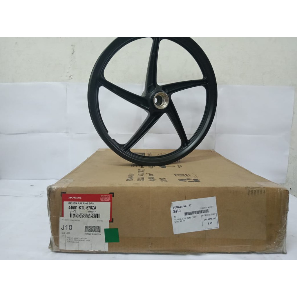 Velg Depan SUPRA FIT New Pelek Velek Pelg Cast Wheel FR - 44601KTL670ZA