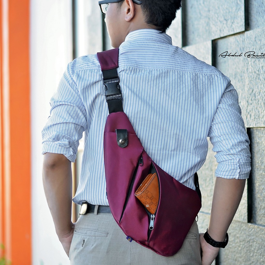 DLTA CUSS | TAS SLEMPANG PRIA KEREN | TAS KAPAK | SIMPEL KEREN