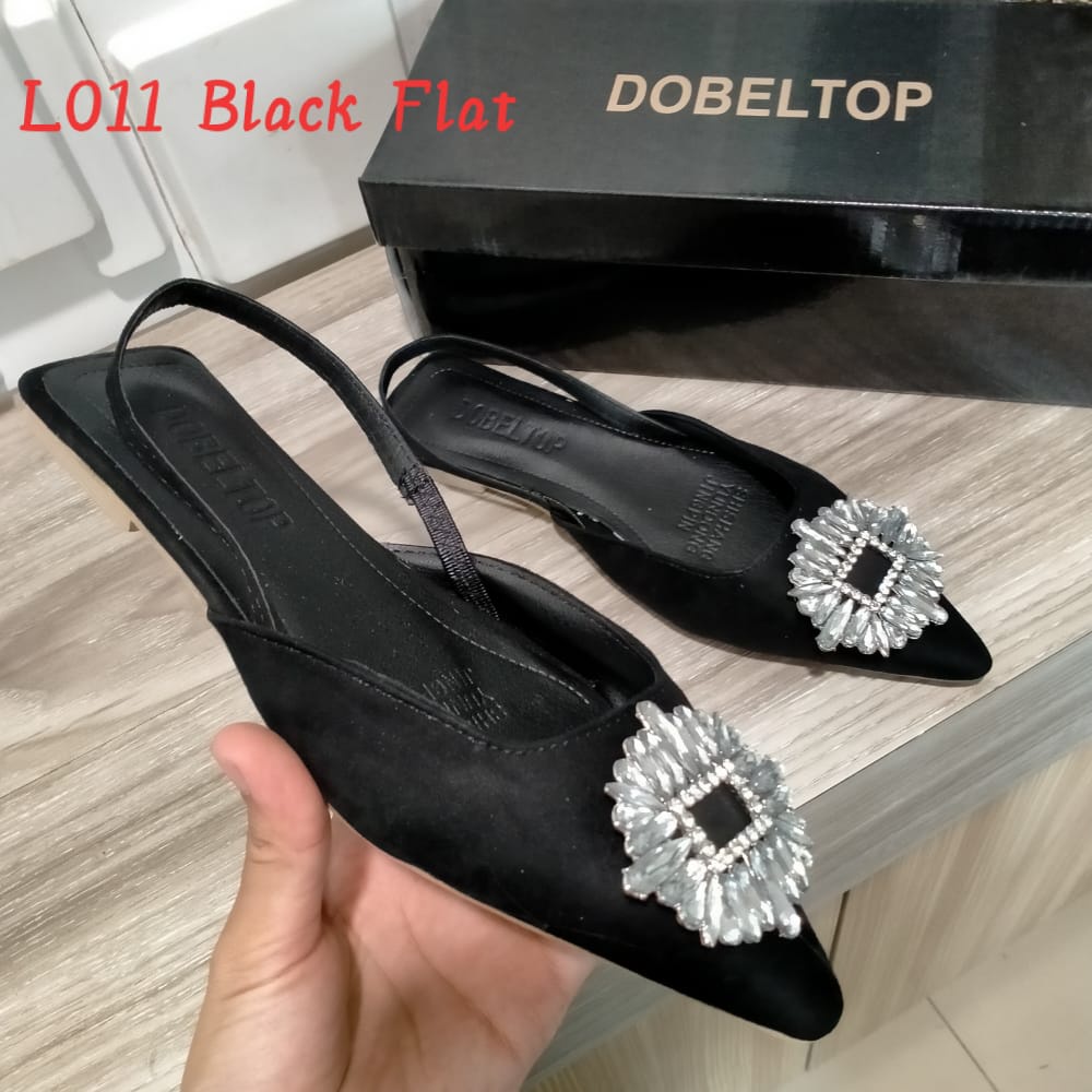 Flat sandal wanita Dbltop L011