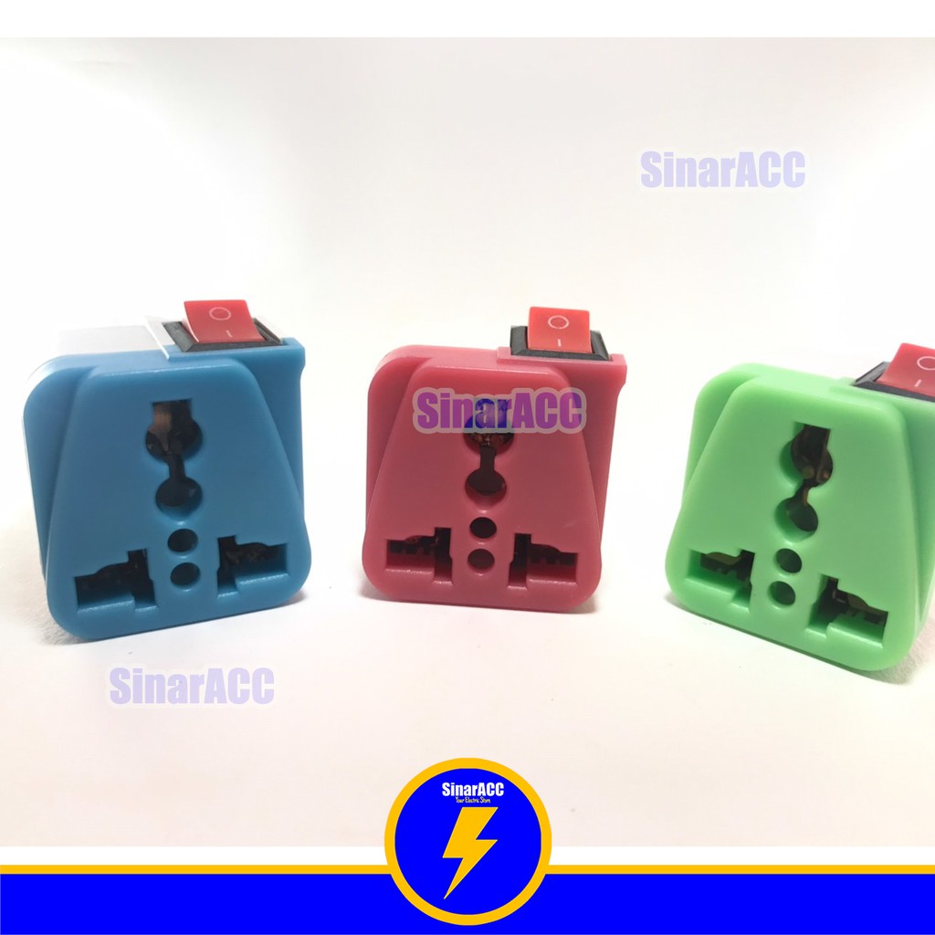 Steker Onepro SNI Swith Over steker 2 Universal SNI oversteker colokan HP serbaguna US UK TO EU PLUG