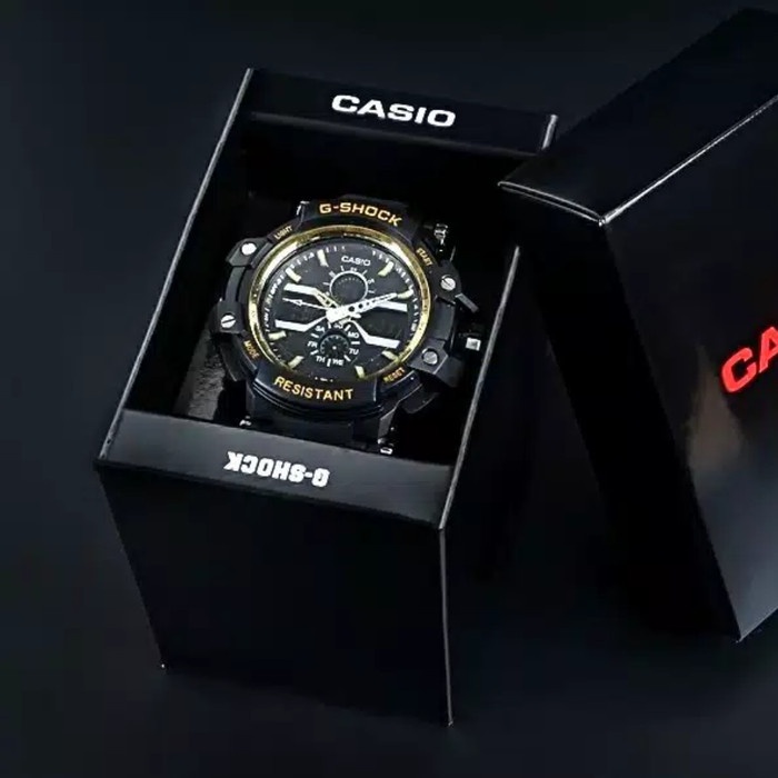 Jam Pria FREE BOX Jam Tangan Pria Murah Import Baru 2020 NEW Multifungsi Sports - S-979 HITAM Koleks