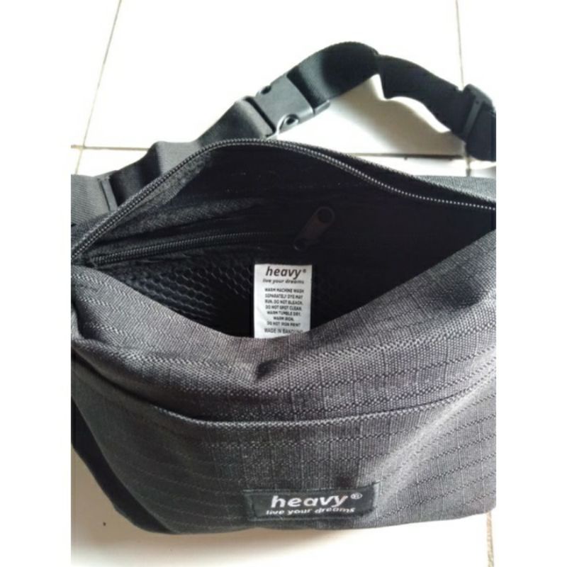 Tas HEAVY original , tas distro Heavy, Heavy bag , tas pinggang,