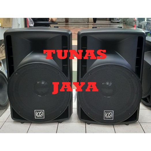 Paket karaoke indoor outdoor speaker 15 OG inch plus free microphone 1 FULL AKTIF