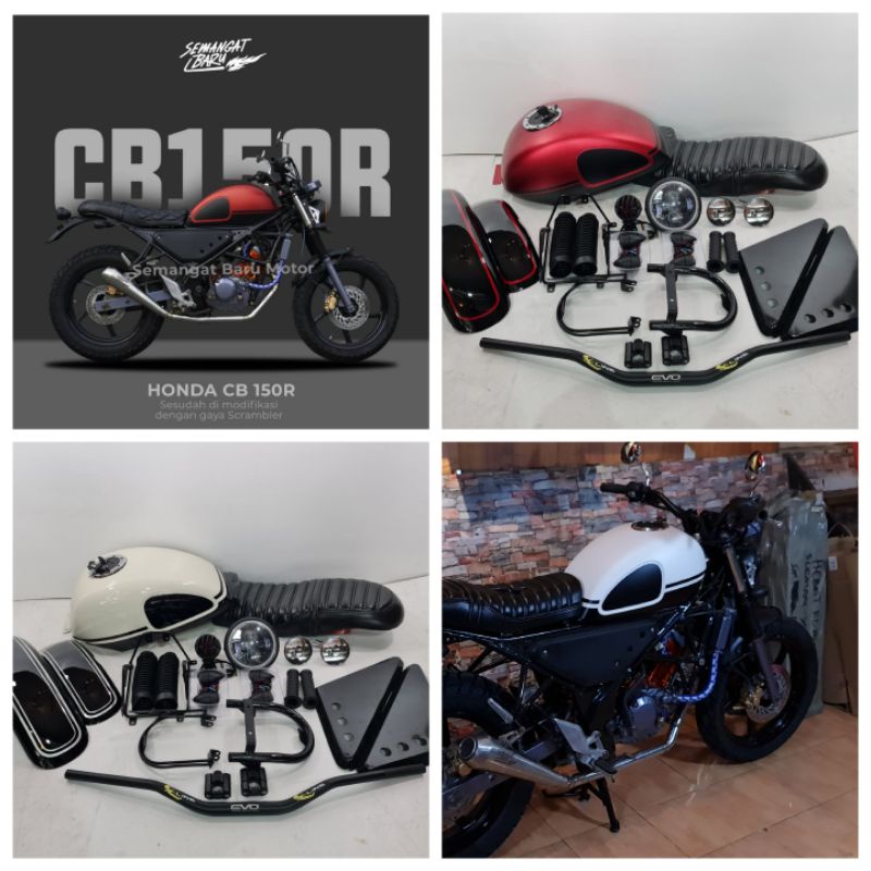 PAKET JAPSTYLE CBR CB150R CBK45 FULLSET KUALITAS BAGUS.