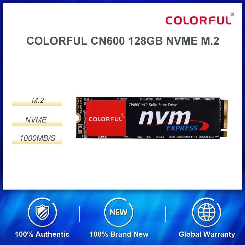 ssd m.2 NVMe colorful 128gb CN600 3D NAND FLASH - solid state drive m2 128gb
