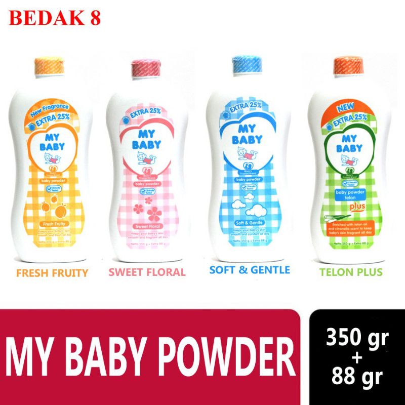 MY BABY POWDER 350GR + EXTRA 88GR