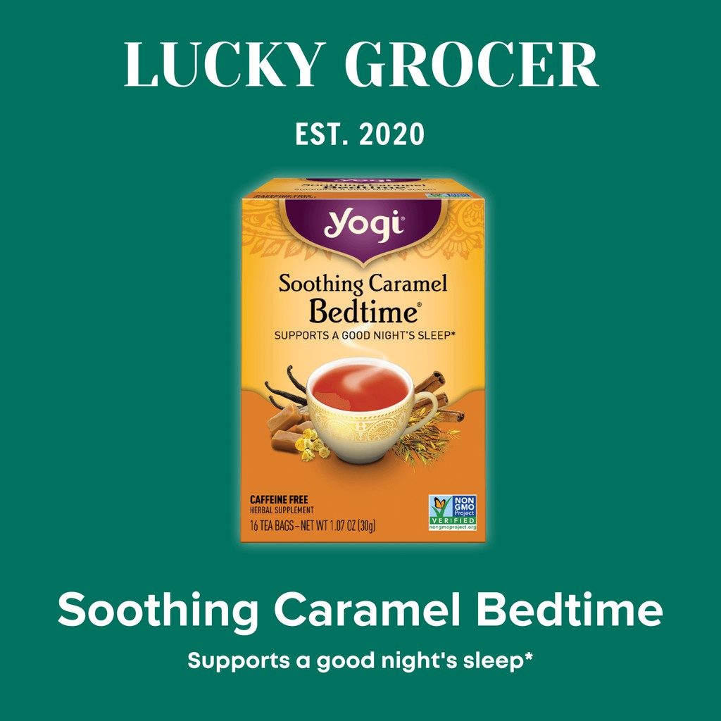 

Yogi Tea Soothing Caramel Bedtime Tea Teh Organik Sehat Menenangkan Tubuh Dan Pikiran Caffeine Free
